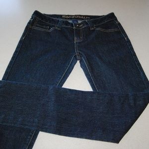 Blue Asphalt Brand 9L Skinny Dark Wash Jean